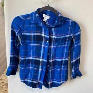 Girls old navy flannel size medium (8)